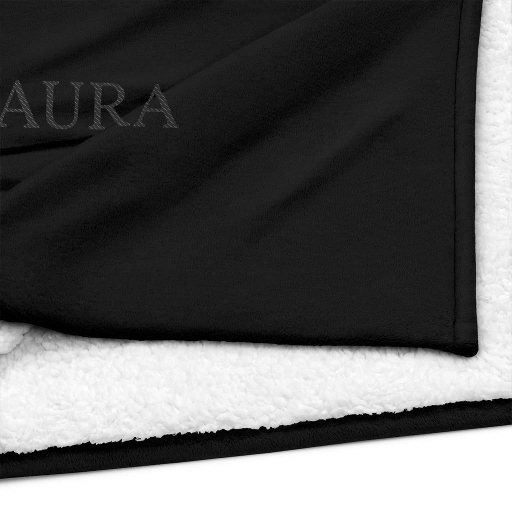 Embroidered Sherpa Throw — AURA by 11:11 Energy